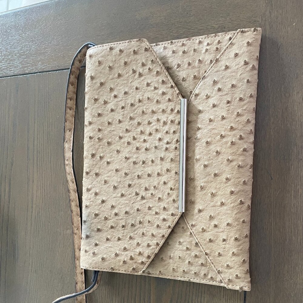 Merona Faux Ostrich Purse